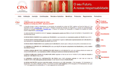 Desktop Screenshot of cpas.org.pt